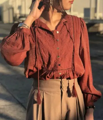 ETRE TOKYO 긴팔 블라우스