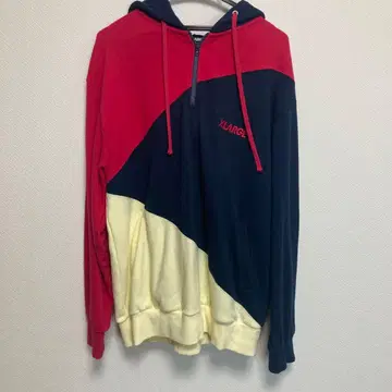 XLARGE 컬러 블록 후드티 M 사이즈