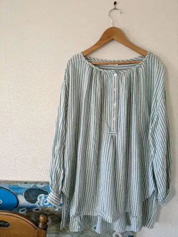 Soulbesry 린넨 블렌드 셔츠 L