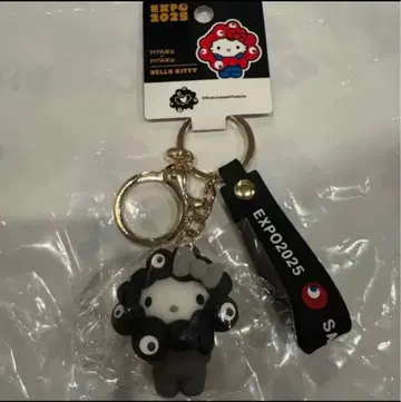 오사카 만박 회장 한정판 미야쿠미야쿠 산리오 키링 블랙 미야쿠 변신 키티