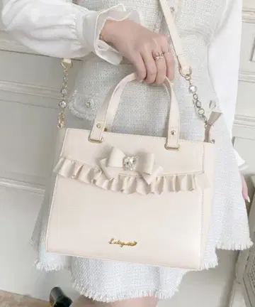 LODISPOTTO 프릴 리본 숄더백