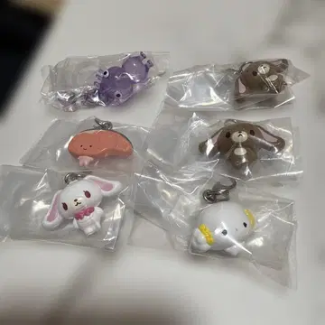 메지루시 키링 캡슐 토이 6개 세트