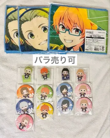 sideM 세가 복권 타월 아크릴 스탠드 캔뱃지