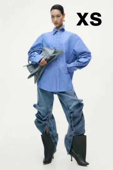 글렌 마틴스 H&M 콜라보 포플린 셔츠 GLENN MARTENS