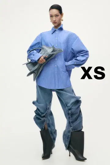 글렌 마틴스 H&M 콜라보 포플린 셔츠 GLENN MARTENS