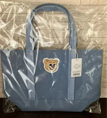 러브리 바이 페이러 와펜 토트백 올드 테디 라이트 블루