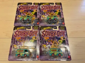 핫휠 스쿠비두 미스터리 머신 4대 세트