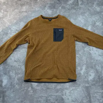 patagonia 니트 스웨터 XL 머스타드