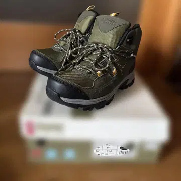 ALPINE 올리브 그린 등산화 23.0cm 방수