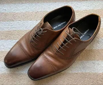 브라운 가죽 / 비즈니스 슈즈 / 25cm