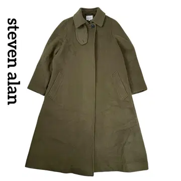 stevenalan 스티븐 앨런 울 비버 텐트 코트 캐시미어 혼방