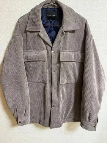 niko and - 그레이 코듀로이 자켓 L