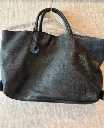 kotty 블랙 리본 가죽 백