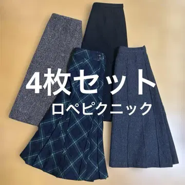 로페피크닉 스커트 4개 세트