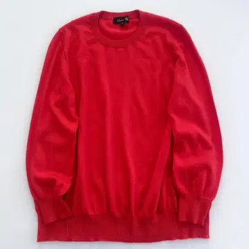 드로어 / 캐시미어 실크 크루넥 니트 빨간색 2 스웨터 캐시미어