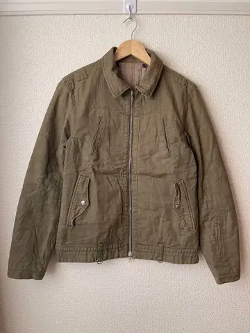SHOPNET 올리브 그린 밀리터리 자켓