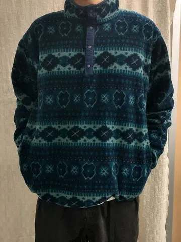 L.L.Bean 엘엘빈 플리스 자켓 스냅T 올 패턴