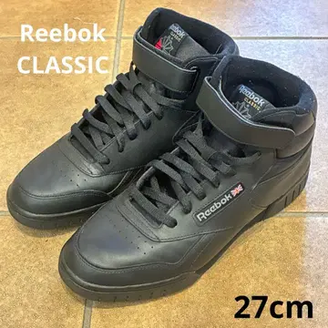 리복 클래식 EX-O-FIT 하이컷 블랙 하이컷 스니커즈