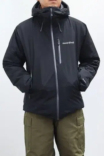 몽벨 파우더 글라이드 후드티 블랙 XL