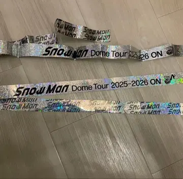 Snow Man ON 돔 투어 은색 테이프 2개