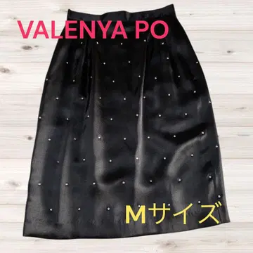 [VALENZA PO] 비쥬 장식 무릎 기장 타이트 스커트 M 사이즈