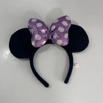 디즈니 미니 스파콜 머리띠 보라색 오늘 발송