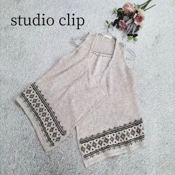 [ 스튜디오 클립 ] 여성용 슬리브리스 니트 가디건 베스트