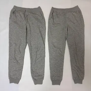 중고 UNIQLO 유니클로 히트텍 보아 스웨트 팬츠 라이트 그레이