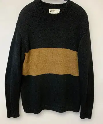 MHL 청키 코튼 니트 마가렛호웰 L 사이즈