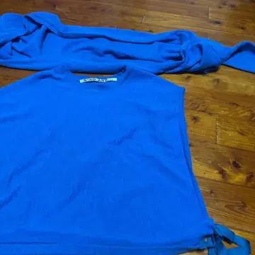 NIKO AND - 파랑 긴팔 니트! 볼레로