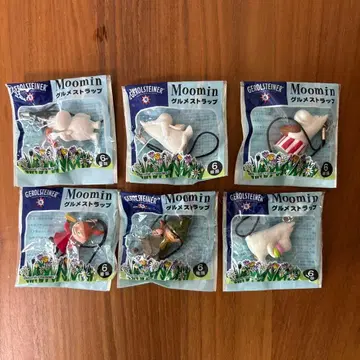 무민 스트랩 전 6종 세트 미개봉 컴플리트
