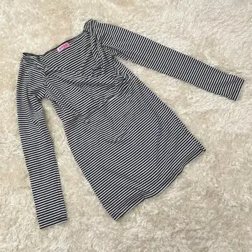 [ ANAP ] 티셔츠 카슈쿨 상의 스트라이프 오샤레