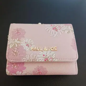 PAUL & JOE 꽃무늬 3단 폴더형 지갑