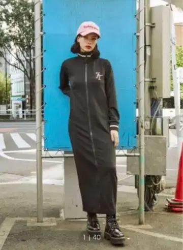 쥬에티 롱 저리 원피스