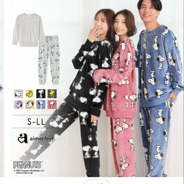 [새상품] 에메필 스누피 패턴 룸웨어 M 사이즈