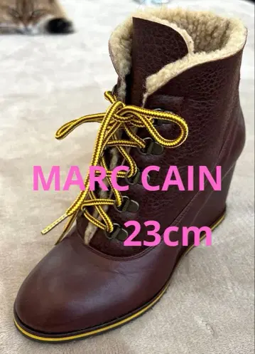 MARC CAIN (마크 케인) 레이스업 무스탕 부티 이탈리아제