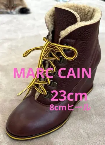 MARC CAIN (마크 케인) 레이스업 무스탕 부티 이탈리아제