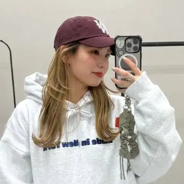 니코앤드 NEW NEW YORK XMAS 콜라보 캡 보르도 새상품