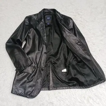 컨디션 최상 올드 갭 테일러드 가죽 자켓 소가죽 S/P