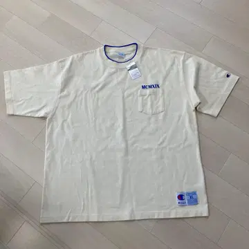 챔피온 화이트 트레이닝복 맨투맨 T셔츠 X-LARGE