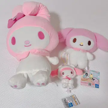 마이멜로디 봉제 인형 후와모코 와펜 마이멜로디