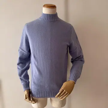 필리포 데 로렌티스 / 모크넥 니트 / 페일 블루 / 46