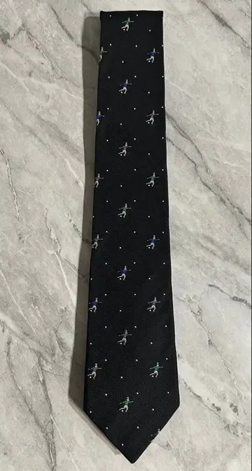 폴스미스 브리티시 컬렉션 도트 토끼 실크 넥타이