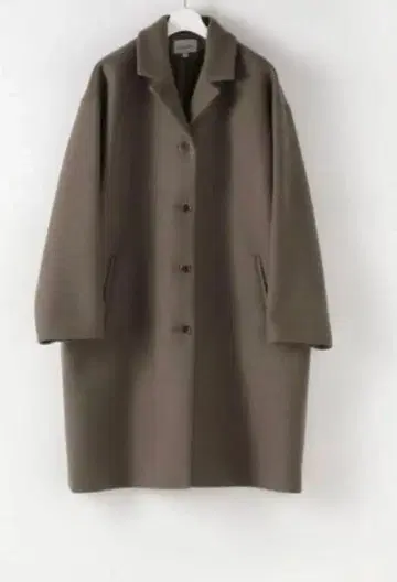 stevenalan 오픈 카라 박스 코트 브라운 S 사이즈