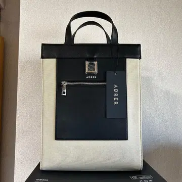 [ 완판템 ] ADRER 2WAY 캔버스 숄더백 베이지