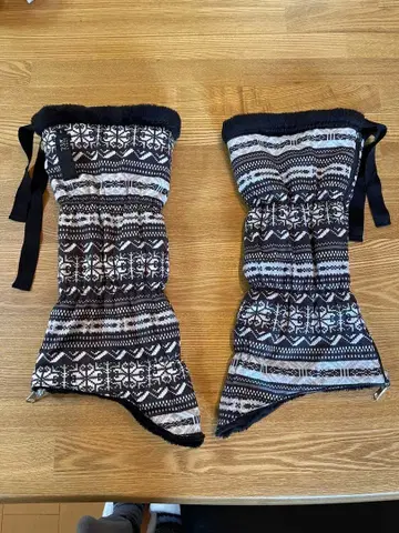 23구 SPORT 눈꽃 패턴 레그 워머 F 사이즈