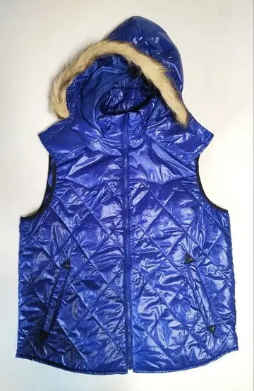 후드 탈부착 가능 다운 베스트 퀼팅