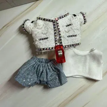 [ 오더 페이지 ] A! group 화이트 트위드 의상 (스에사와 군)