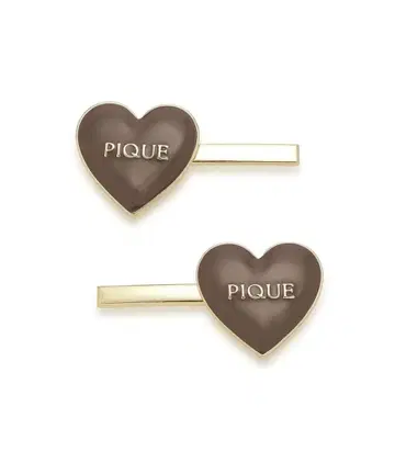 새상품 젤라또피케 하트 헤어 클립 2025 발렌타인 한정판