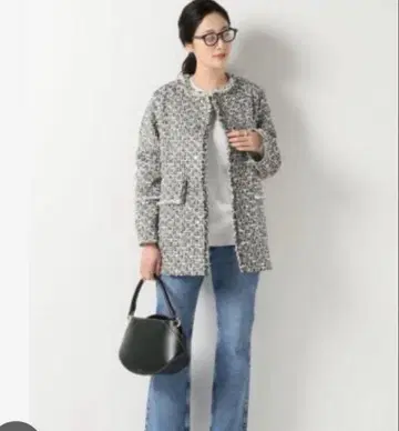 IENA 트위드 코트